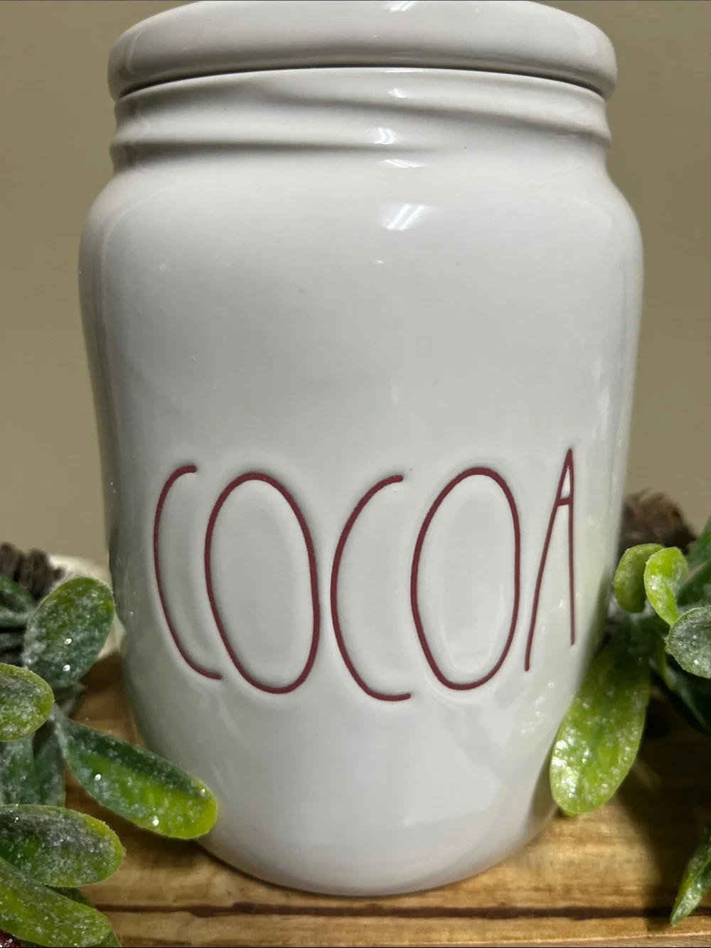 Rae Dunn “Cocoa” Baby Canister in good condition